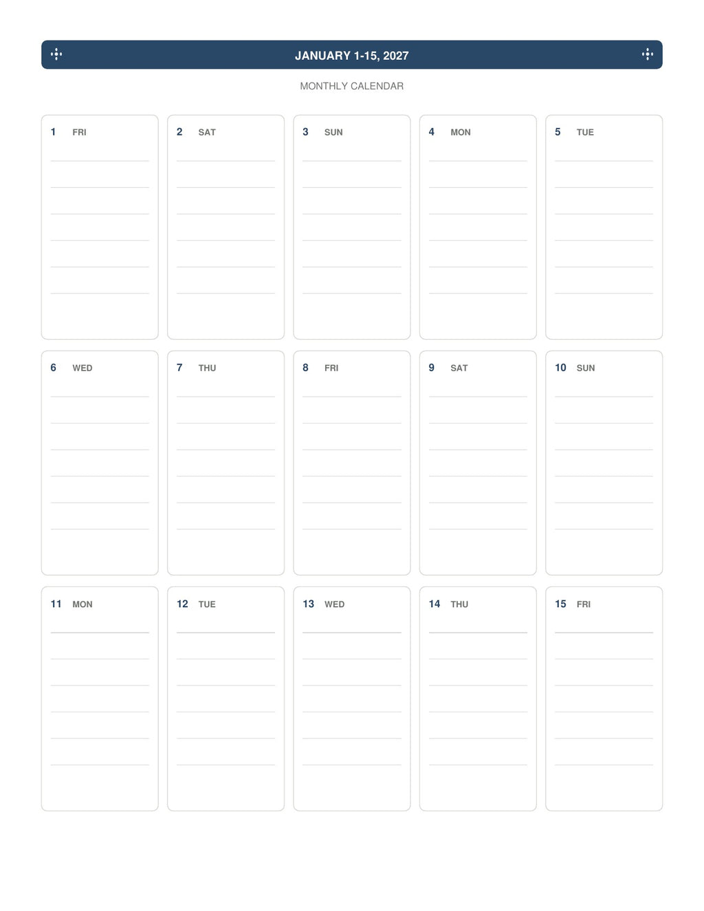 The Reseller’s Year 2027 – Navy Floral Reseller Business & Home Planner