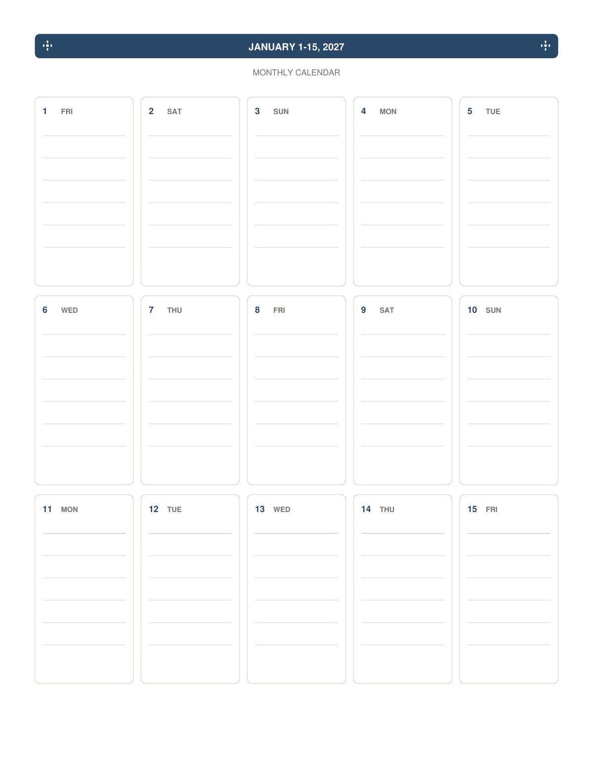 The Reseller’s Year 2027 – Navy Floral Reseller Business & Home Planner