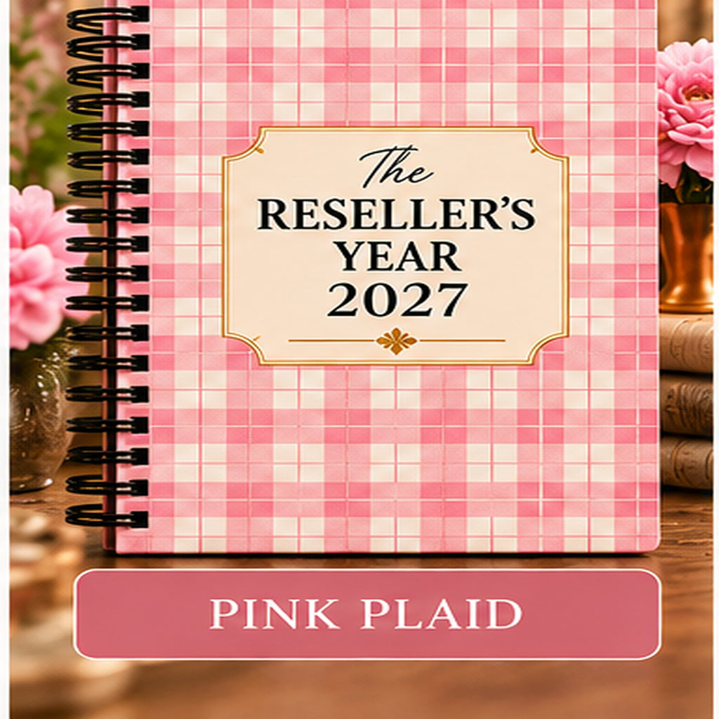 The Reseller’s Year 2027 – Pink Plaid Reseller Business & Home Planner